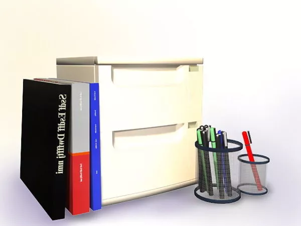 Ballpoint Pen Pink Color 3d model
