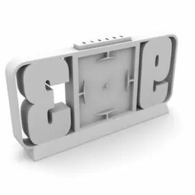 Office Desk Clock 3d model