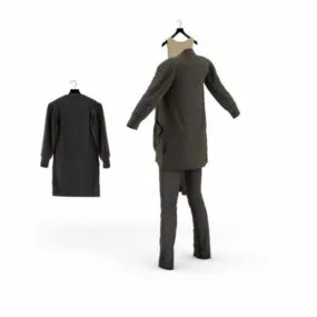Office Women Clothing Set 3d model