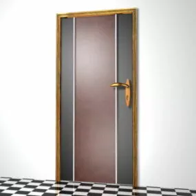 Office Wood Door Furniture 3d model