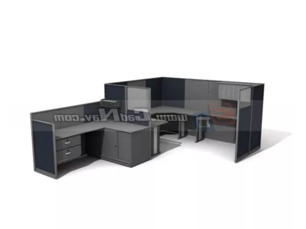 Office Furniture Workstation Partition Unit 3d model Office Furniture Workstation Partition Unit 3d model