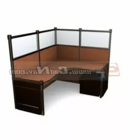 Office Furniture Workstation Screen Partition 3d model