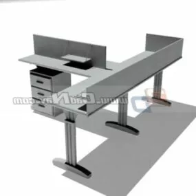 Office Furniture Workstation Unit 3d model
