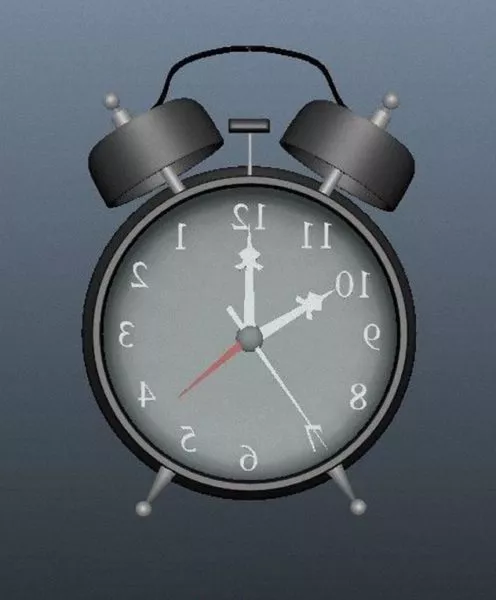 Old Metal Alarm Clock 3d model Old Metal Alarm Clock 3d model