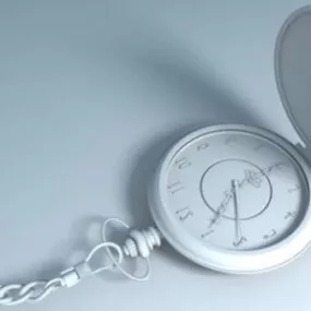 Old Pocket Watch 3d model