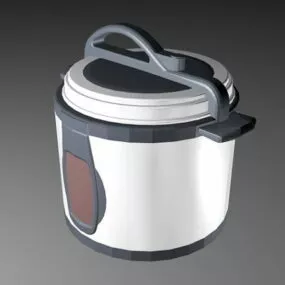 Kitchen Pressure Cooker 3d model