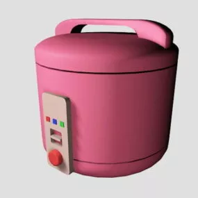 Kitchen Old Rice Cooker 3d model