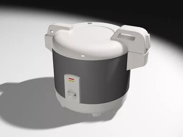 Kitchen Old-style Rice Cooker 3d model Kitchen Old-style Rice Cooker 3d model