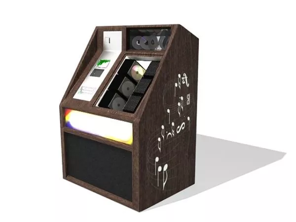 Wooden Arcade Machine 3d model Wooden Arcade Machine 3d model