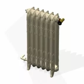 Old Steam Radiator 3d model