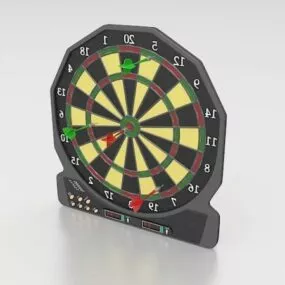 Western Electronic Dart Board 3d model