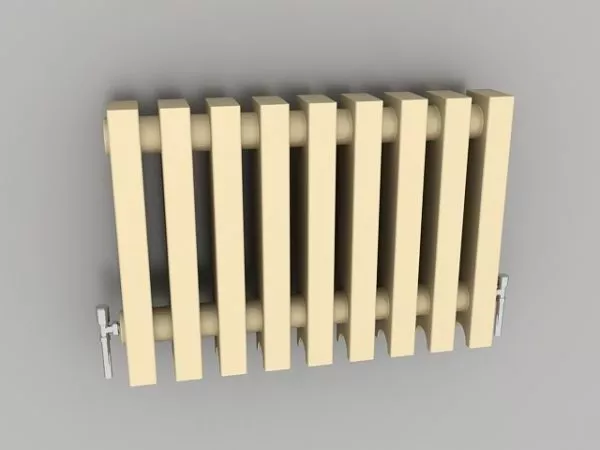 Radiator Cover With Towel Hanger Rail 3d model