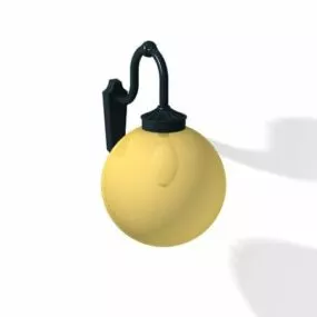 Old Street Lamp 3d model