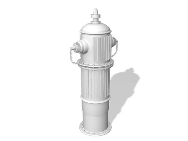 Old Fire Hydrant 3d model