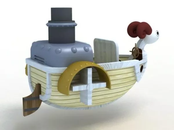 One Piece Anime Going Merry 3d model One Piece Anime Going Merry 3d model