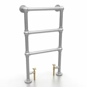 One Pipe Steam Radiator Equipment 3d model