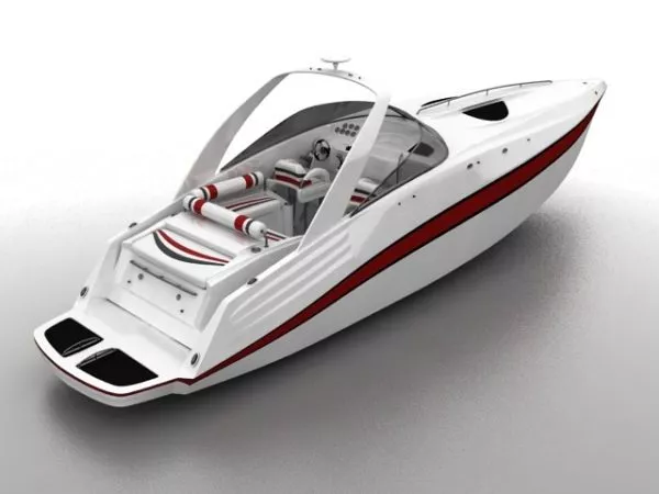 Watercraft Open Yacht 3d model Watercraft Open Yacht 3d model