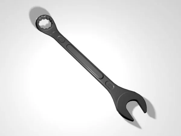Open-end Wrench Tool 3d model Open-end Wrench Tool 3d model
