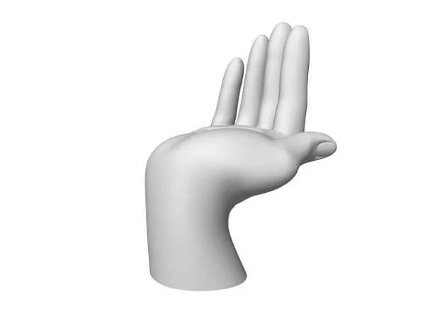 Park Decoration Hand Sculpture 3d model Park Decoration Hand Sculpture 3d model