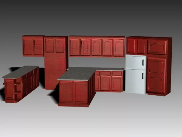 Rock Island Scene 3d model