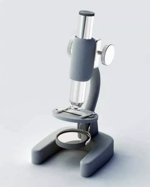 Medical Optical Microscope 3d model Medical Optical Microscope 3d model