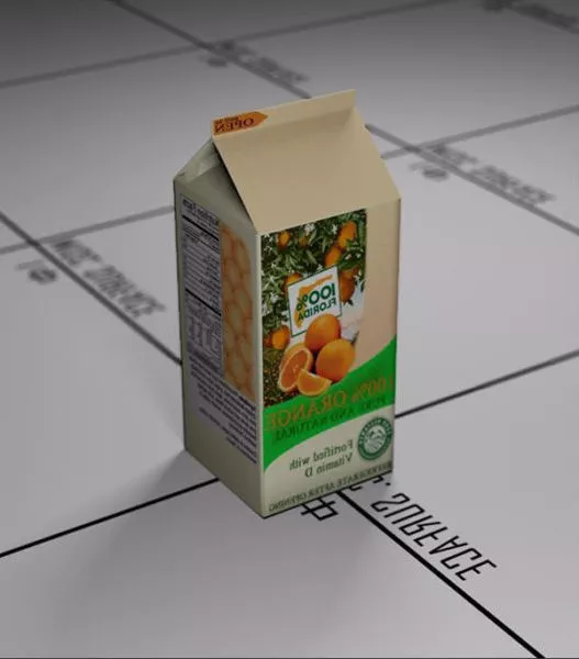 Box Of Cookies 3d model