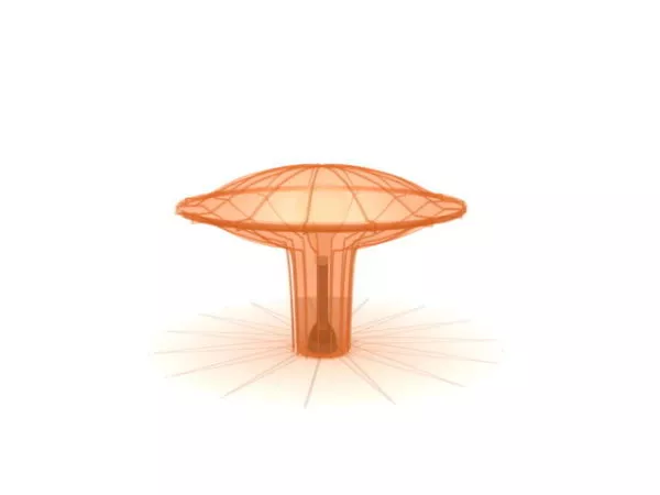 Fungi Mushroom Grass 3d model