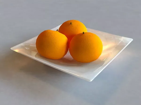 Plate Art Persian Pattern 3d model
