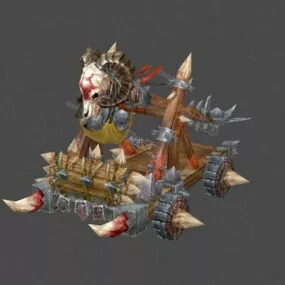 Orcs Battering Ram Weapon 3d model