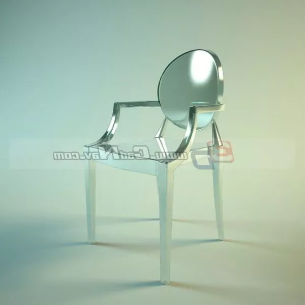 Furniture Organic Arm Chair 3d model Furniture Organic Arm Chair 3d model