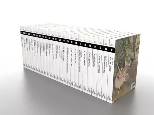 Office Organized Books 3d model Office Organized Books 3d model