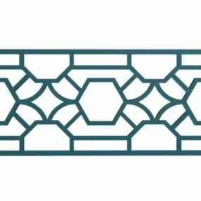 Ornament Old Lattice Window 3d model