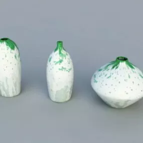 Ornamental Vases Decoration 3d model