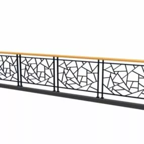 Home Artistic Railing 3d model