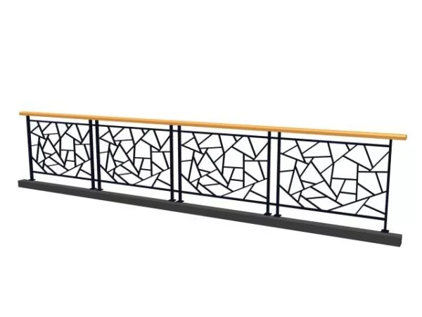 Home Artistic Railing 3d model Home Artistic Railing 3d model
