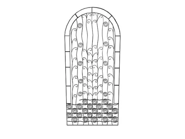 Home Design Ornamental Gate 3d model Home Design Ornamental Gate 3d model