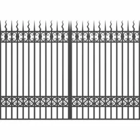 Ornamental Metal Gate 3d model