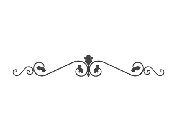 Ornamental Wrought Iron Flower Shapes 3d model Ornamental Wrought Iron Flower Shapes 3d model