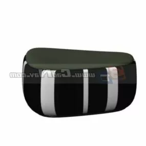 Ottoman Foot Stool Furniture 3d model