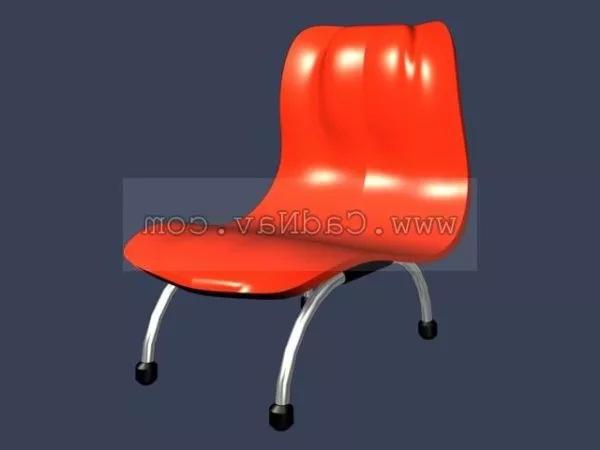 Outdoor Plastic Chair 3d model Outdoor Plastic Chair 3d model