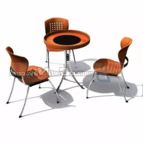Outdoor Plastic Furniture Sets 3d model