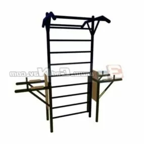 Outdoor Gym Climbing Equipment 3d model