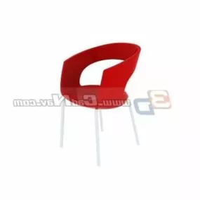 Outdoor Plastic Organic Armchair 3d model