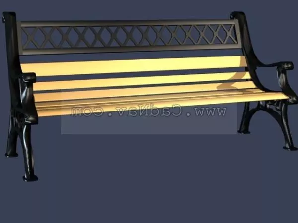 Park Bench Street Stuff 3d model