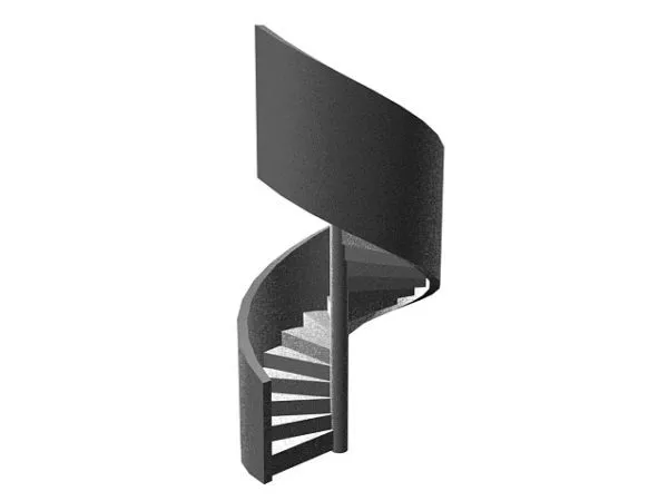Beautiful Spiral Staircase 3d model