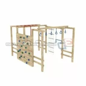 Outdoor Sport Climbing Frame 3d model
