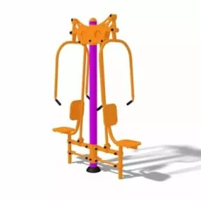 Outdoor Garden Fitness Equipment 3d model