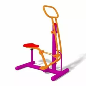 Park Fitness Trail Equipment 3d model