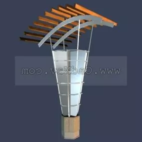 Garden Lamp Decoration 3d model