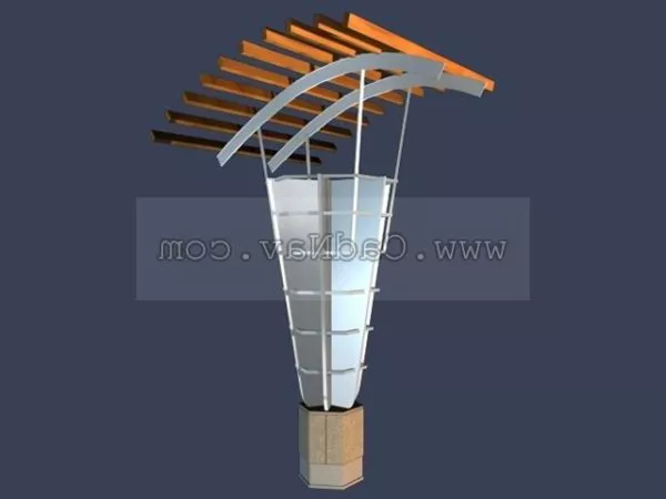 Garden Lamp Decoration 3d model Garden Lamp Decoration 3d model